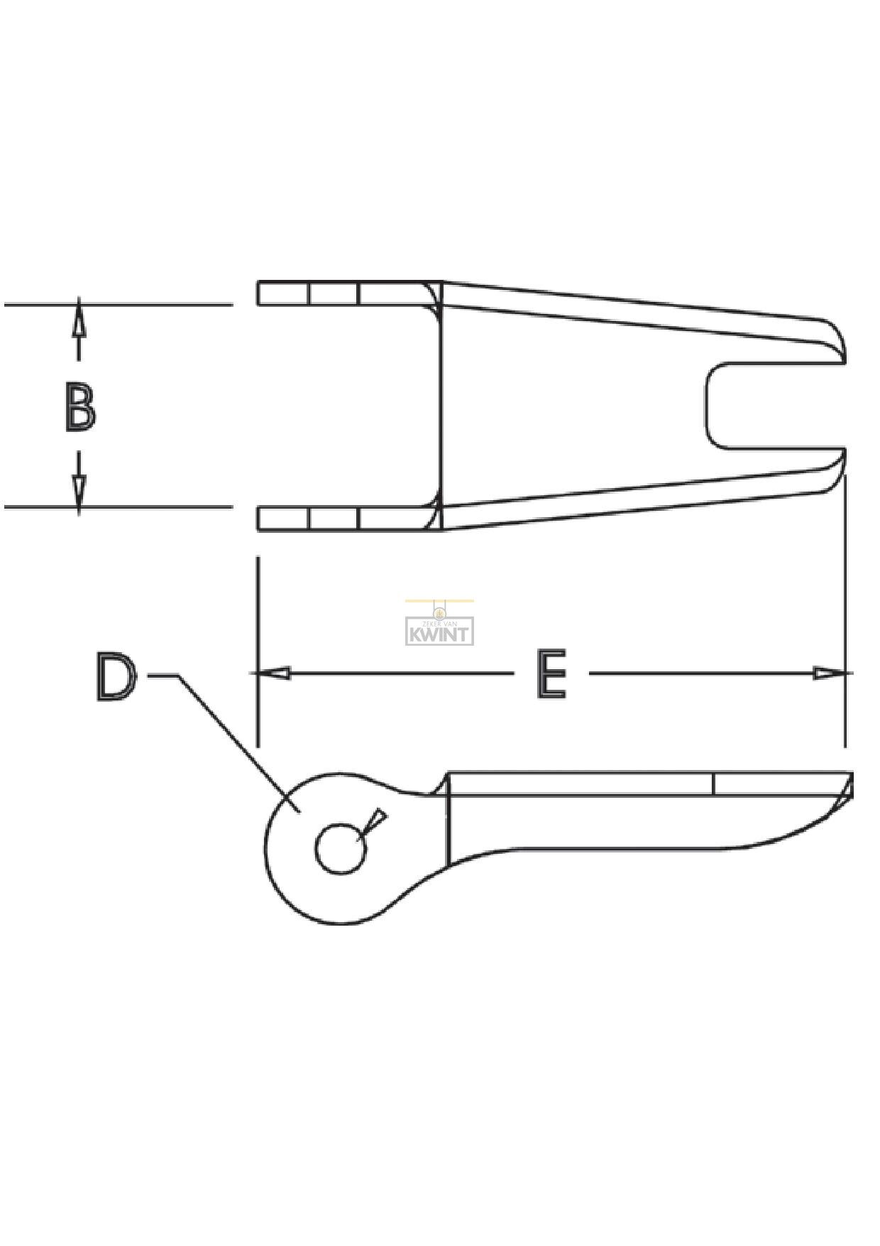 Crosby klepsets nieuw model 4320